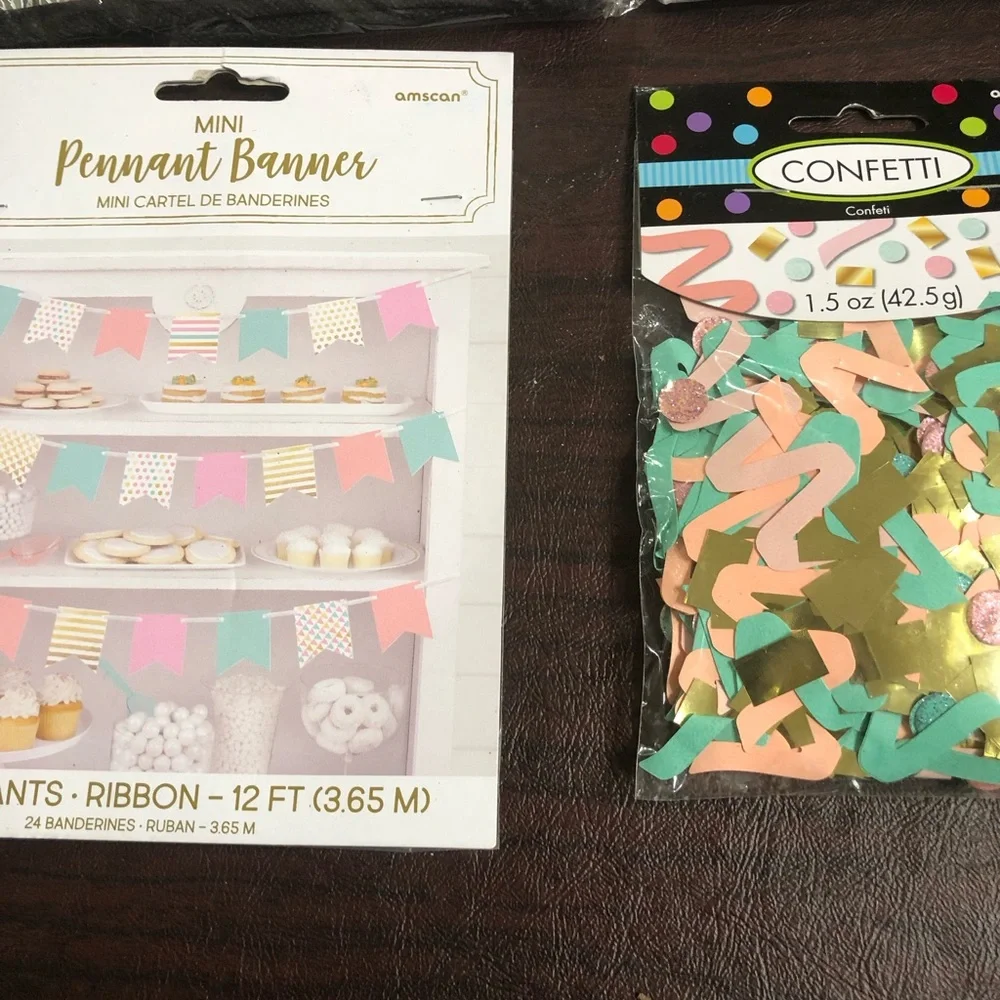 Colorful Party Decoration Bundle of 8 packages